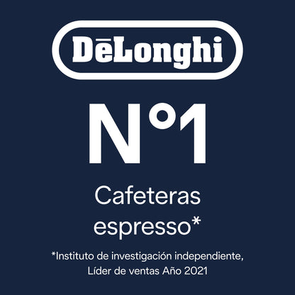 Cafetera superautomática espresso con boquilla de leche, 2 recetas one-touch, 1450W, negro