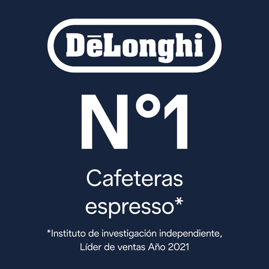 Cafetera superautomática espresso con boquilla de leche, 2 recetas one-touch, 1450W, negro