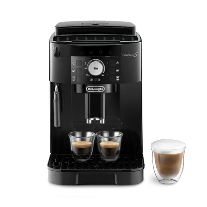 Cafetera superautomática espresso con boquilla de leche, 2 recetas one-touch, 1450W, negro